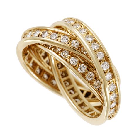 trinity ring cartier|cartier trinity ring for sale.